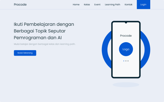 Procode - Education Platform project screenshot